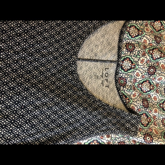 Ann Taylor Loft Patterned Tank Top - Picture 2 of 4